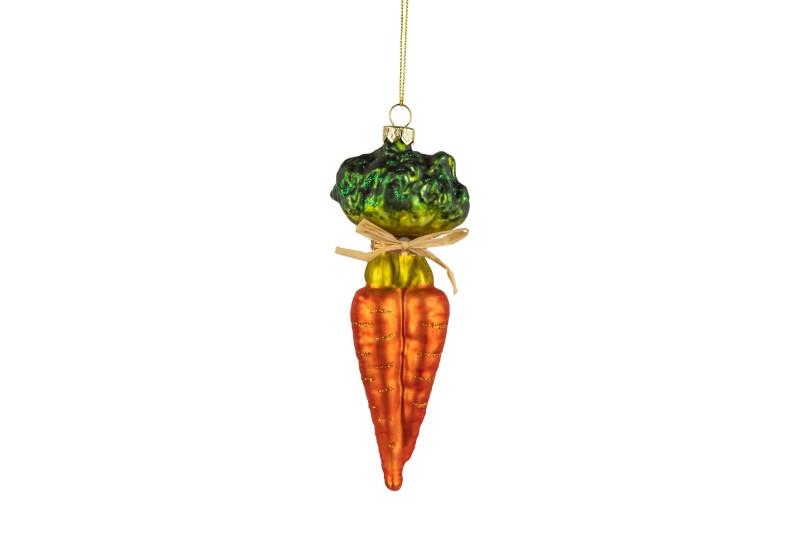 Glass Carrot Ornament