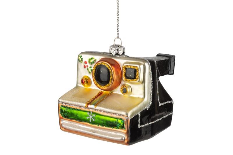 Glass Camera Ornament