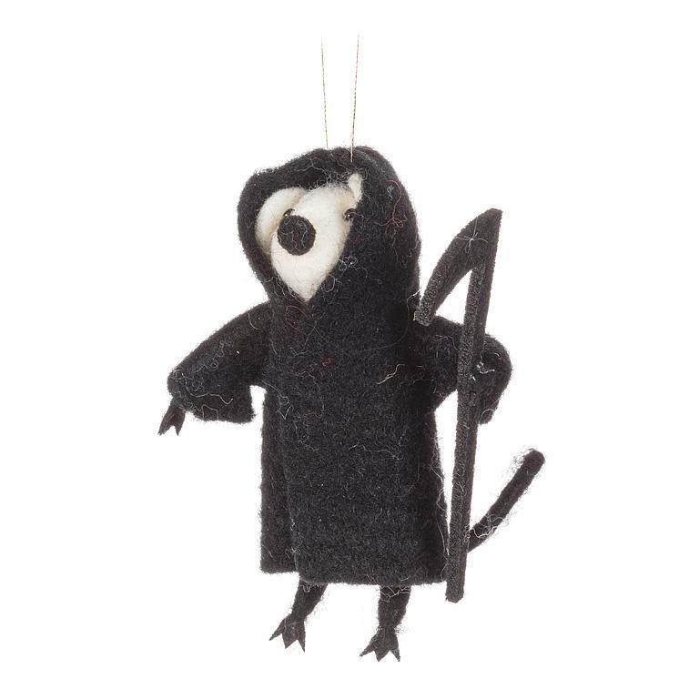 Grim Reaper with Scythe Ornament