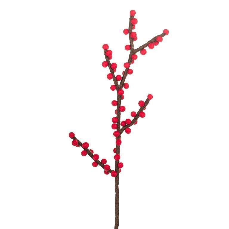 Pompom Blossom Branch, 21"H