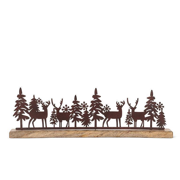 Deer & Tree Long Scene, 25"L