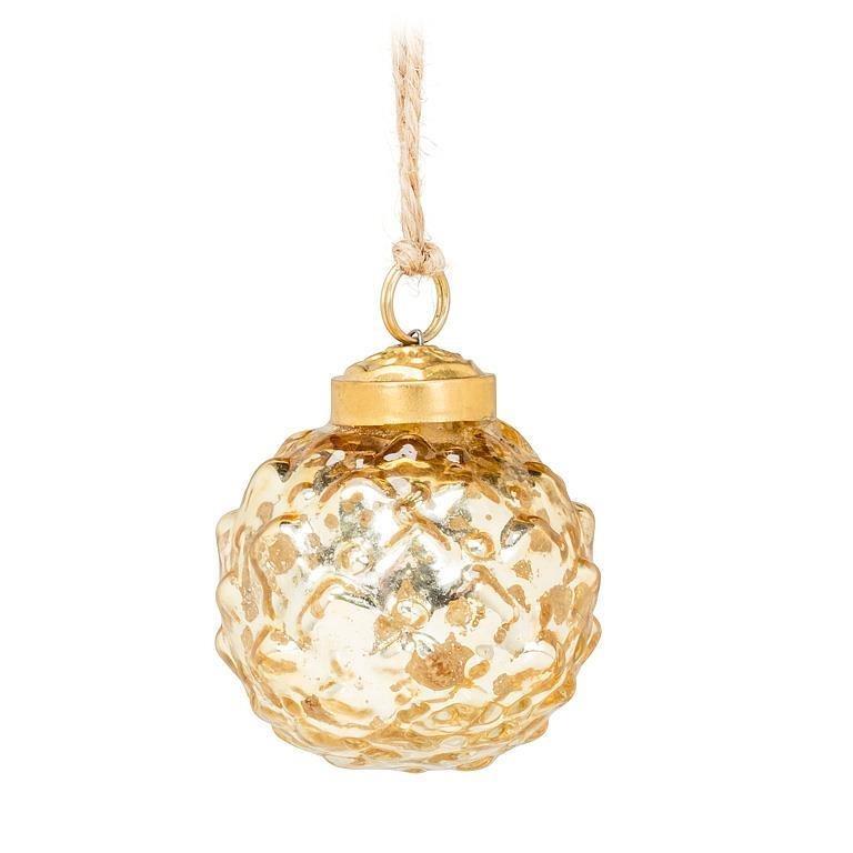 Glass Ball Ornament, 2"D