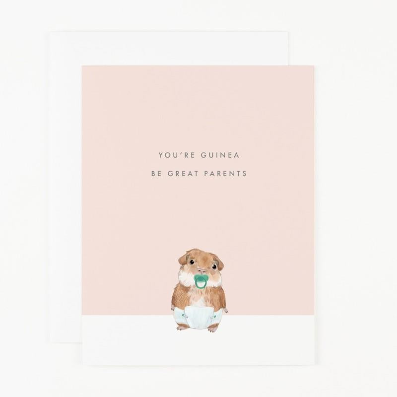 Guinea Be Great New Baby Card