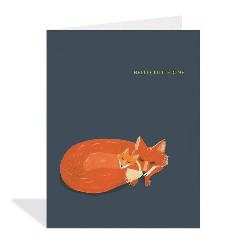 Little Fox New Baby Card