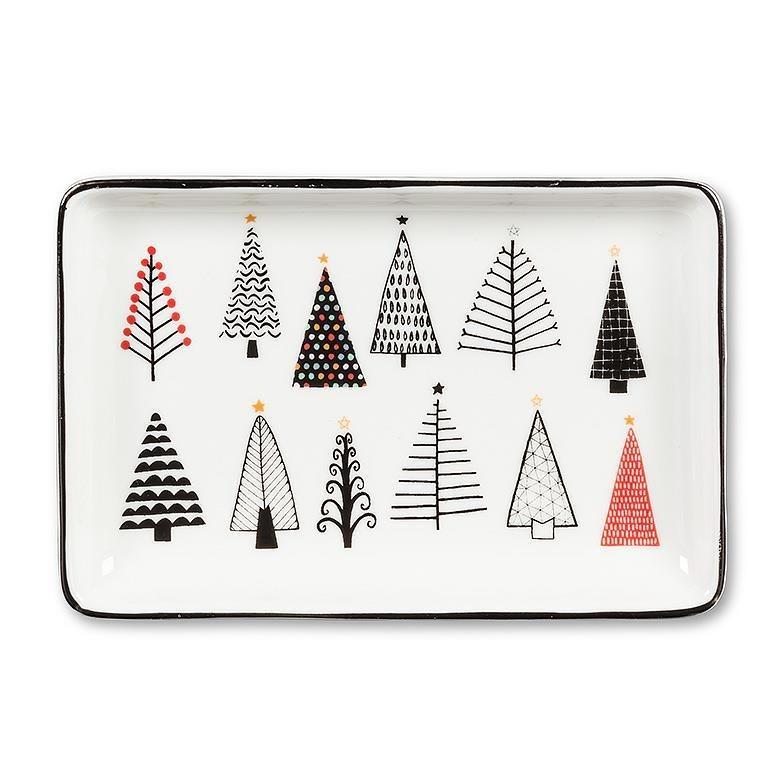 Urban Trees Rectangular Tray, 4" x 6"