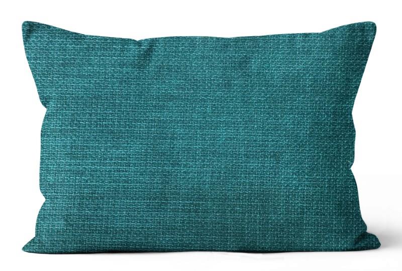 Rave Teal Rectangular Outdoor Toss Cushion