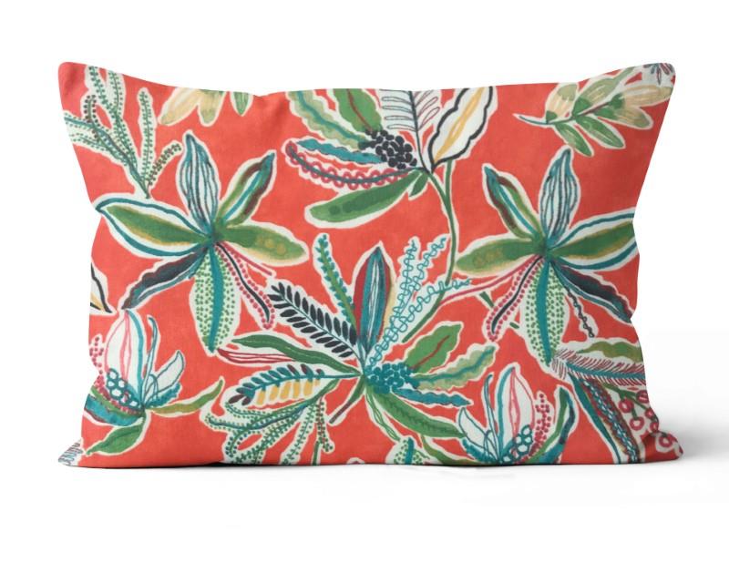 Sunny Daze Peachtini Rectangular Outdoor Toss Cushion