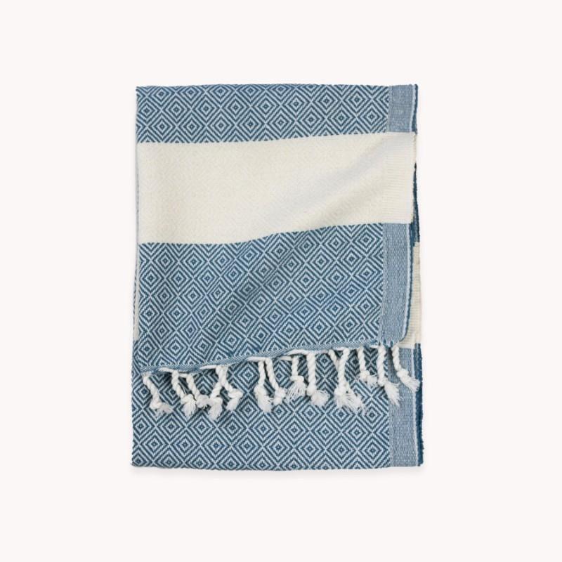 Pokoloko Turkish Hand Towel, Prussian