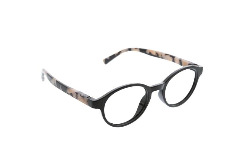 Apollo Black/Marble Blue Light Reading Glasses