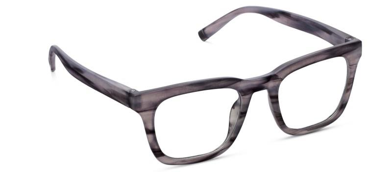 Ramblin' Man Gray Horn Blue Light Reading Glasses