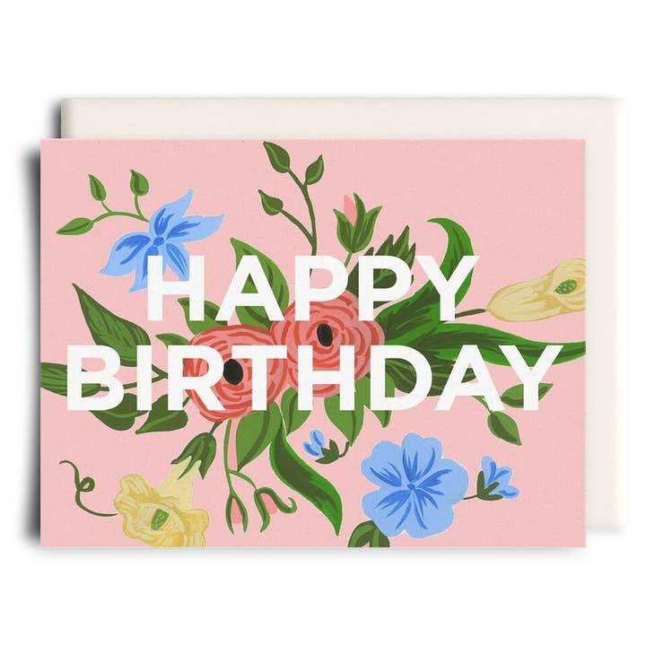 Floral Birthday Card