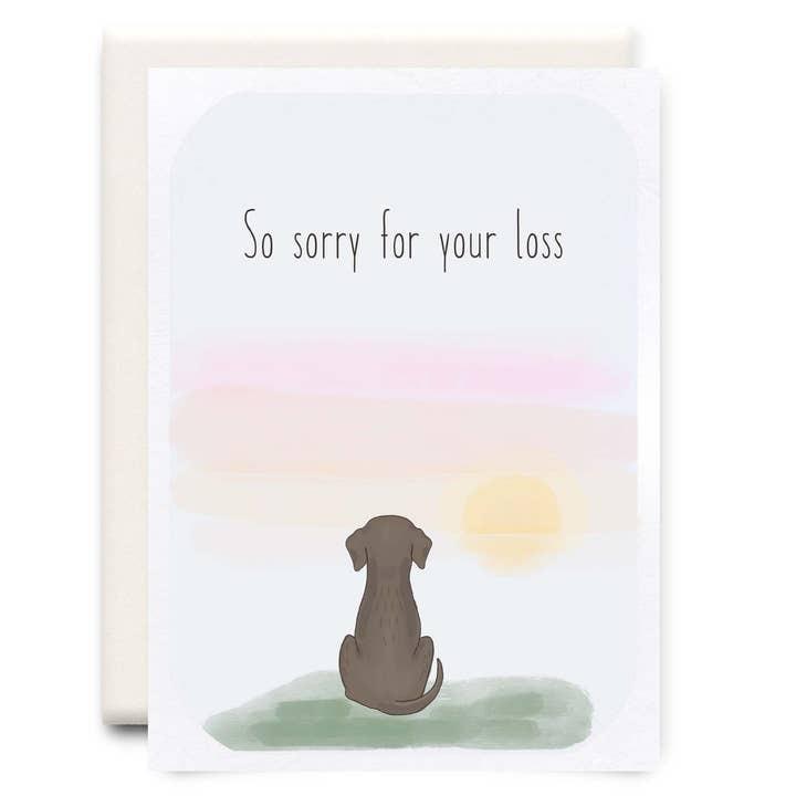 So Sorry For Your Loss Sympathy Card