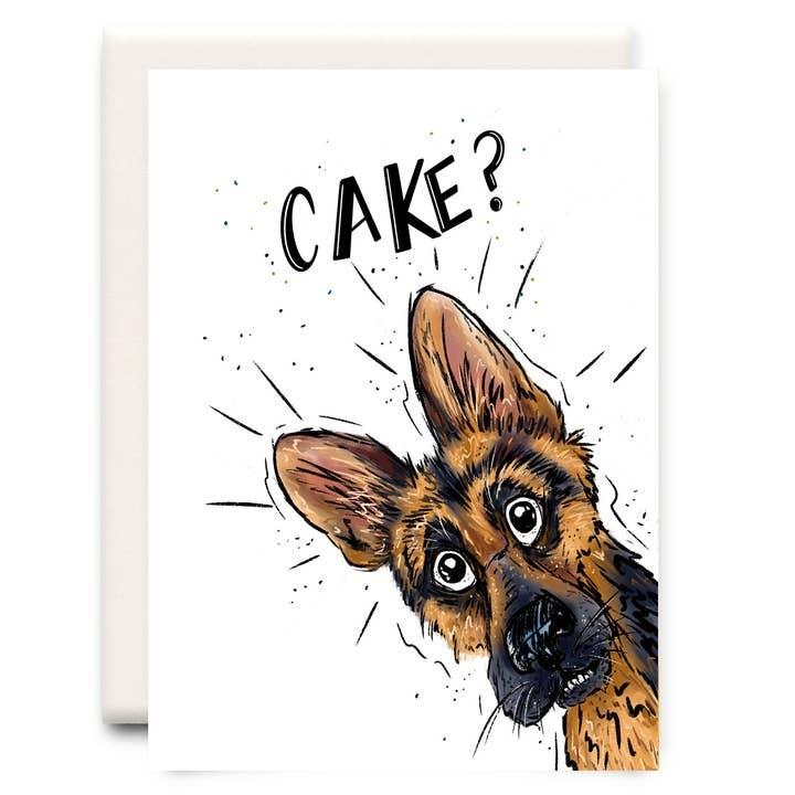 Cake? Great Dane Birthday Card