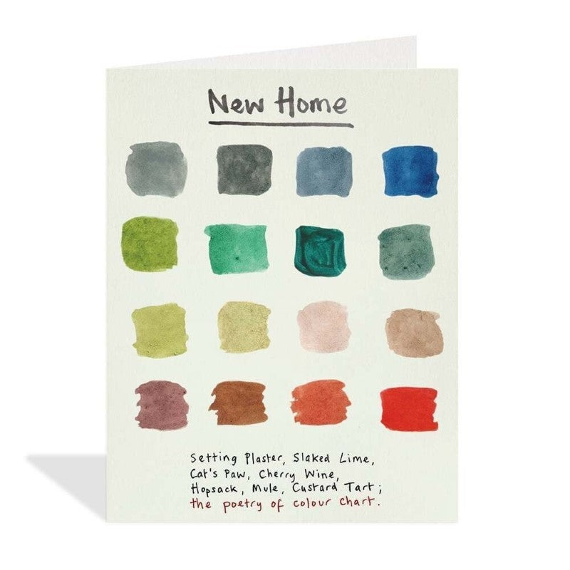 Palette New Home Greeting Card