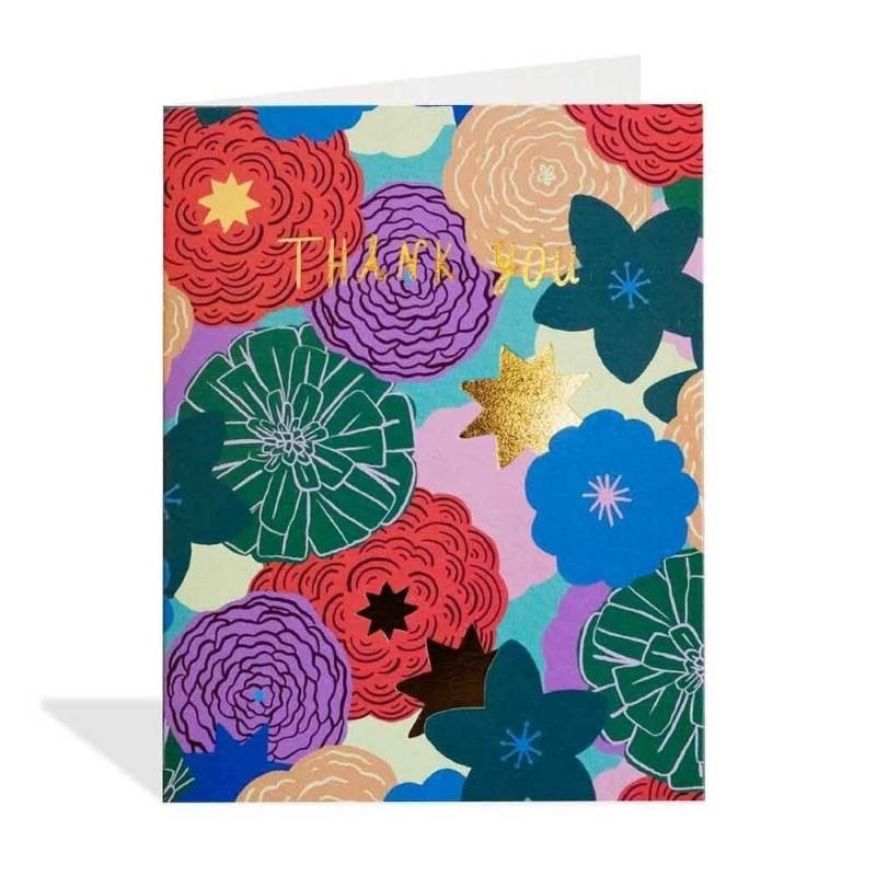 Floral Thank You Card