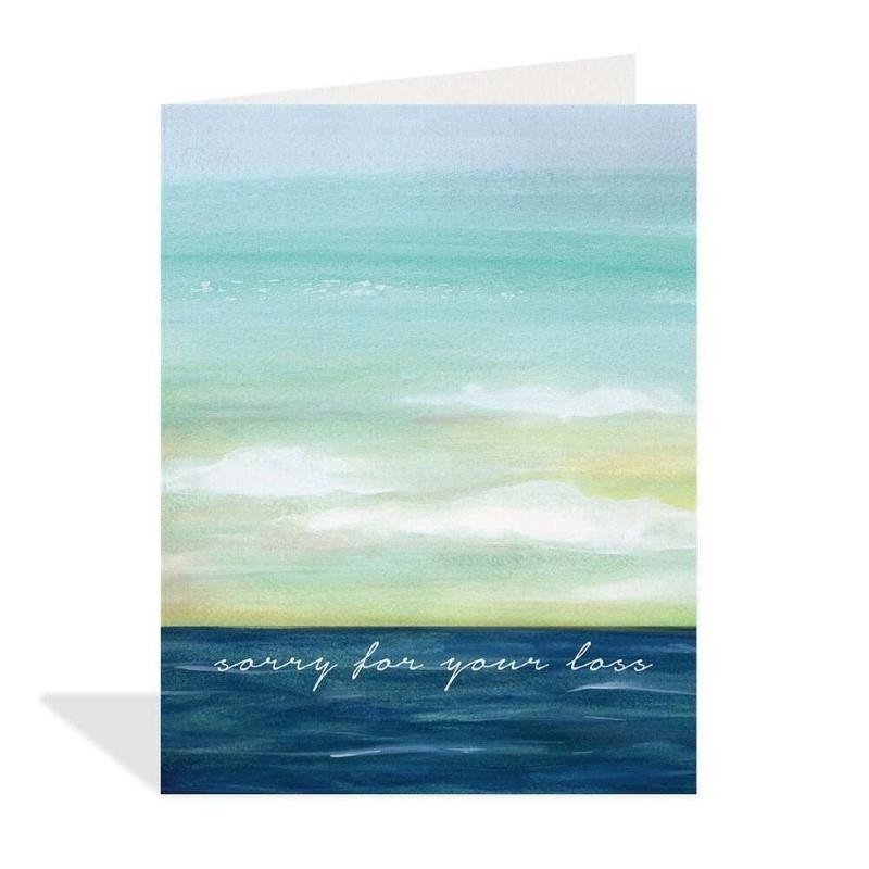 Watercolour Sympathy Card