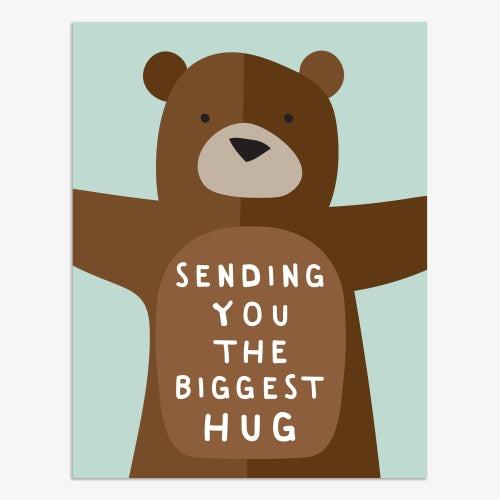 Biggest Bear Hug Greeting Card