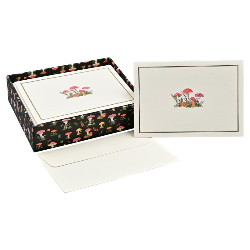 Mushroom Note Cards, Box of 14