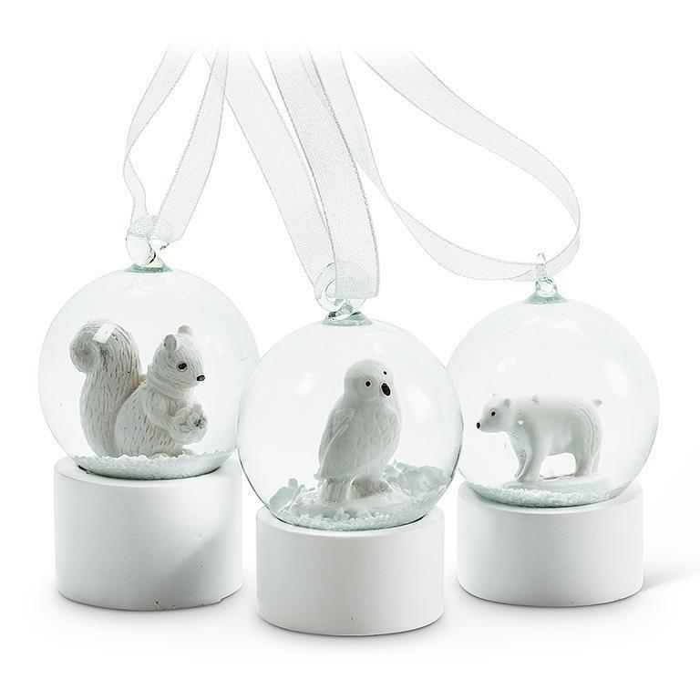 Animal Snow Globe Ornaments