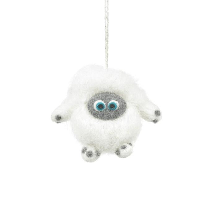 Baby Yeti Handmade Ornament