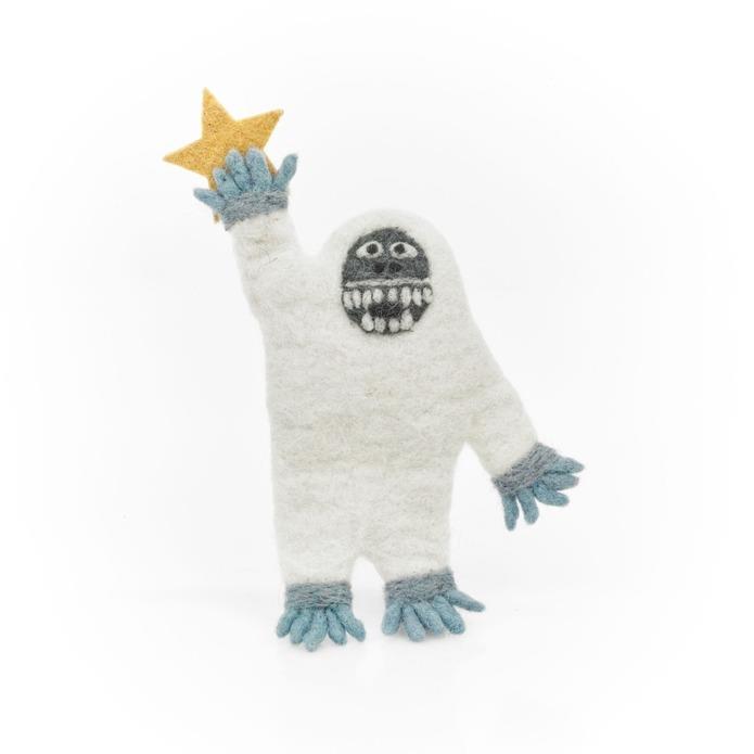 Yeti Handmade Christmas Tree Topper