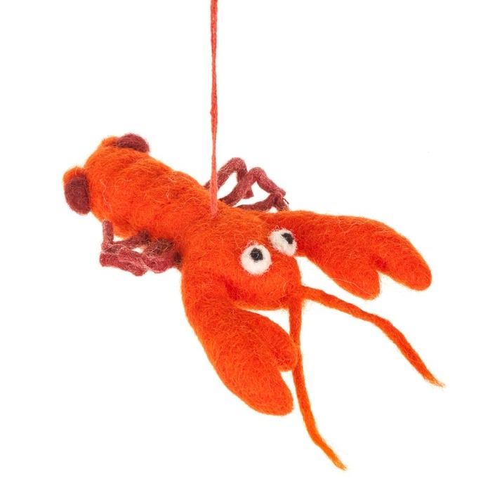 Louella Lobster Handmade Ornament