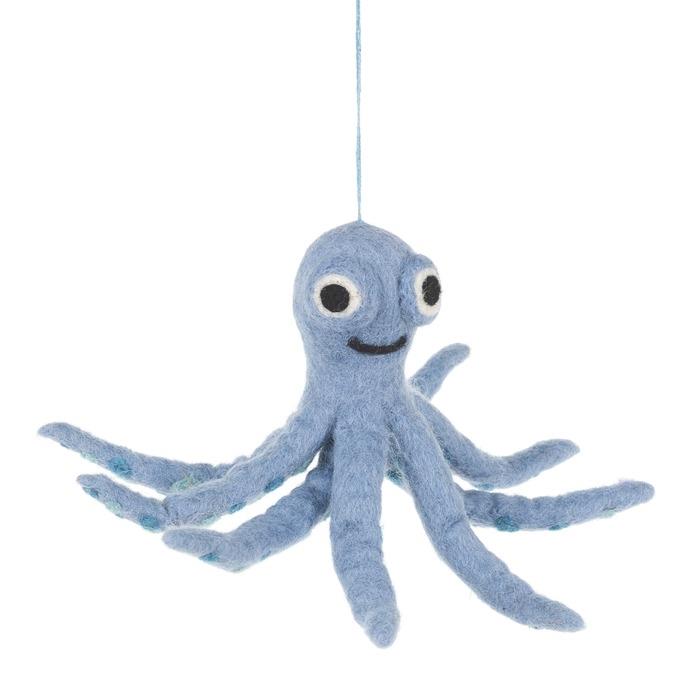 Ollie The Octopus Handmade Ornament