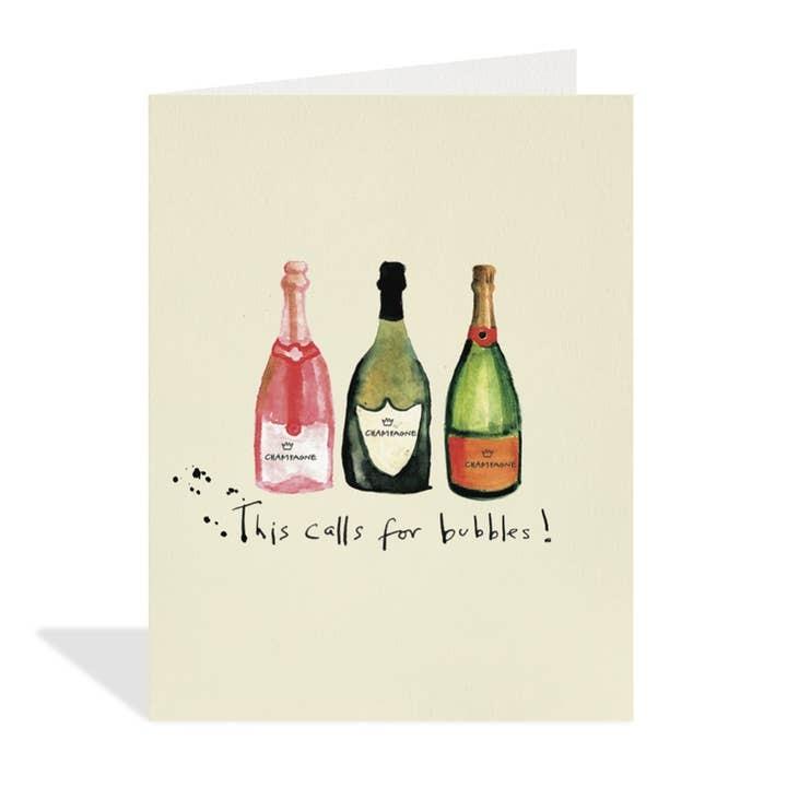 Fizzy-O-Clock Congratulations Greeting Card