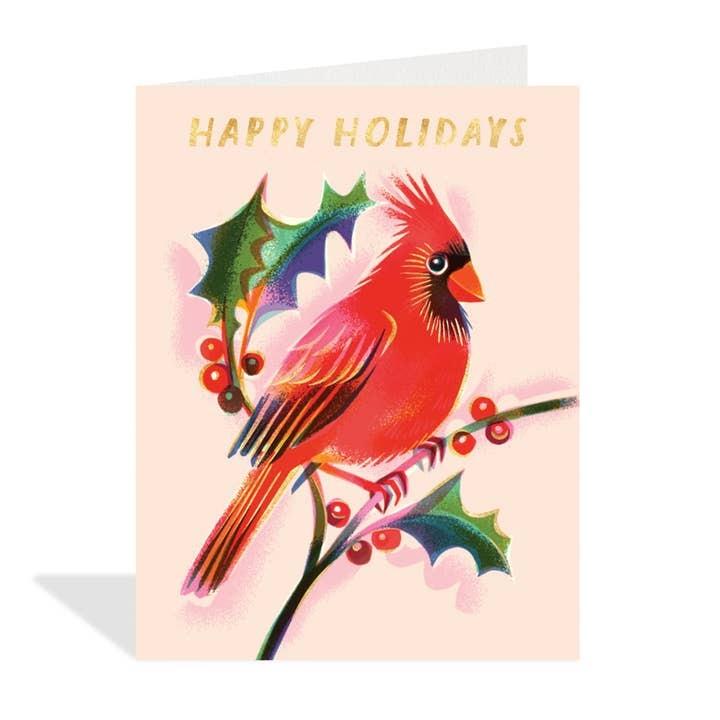 Holiday Cardinal Greeting Card