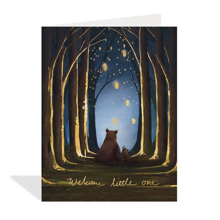 Nighttime New Baby Card