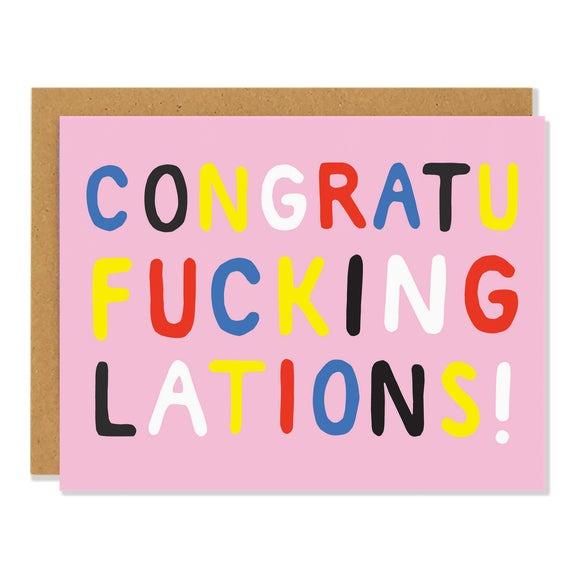 Effing Congrats Greeting Card