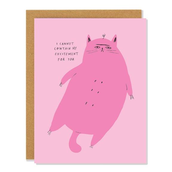 Indifferent Kitty Greeting Card