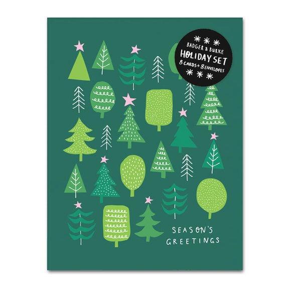 Season's Greetings Holiday Cards, Box of 8