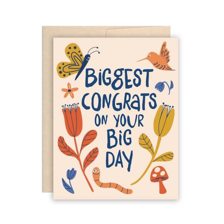 Biggest Congrats Wedding Card