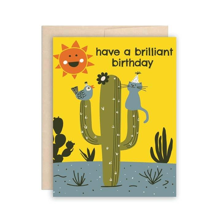 Brilliant Desert Birthday Card