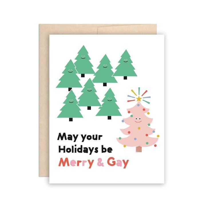 Merry & Gay Holiday Cards, Box Of 8