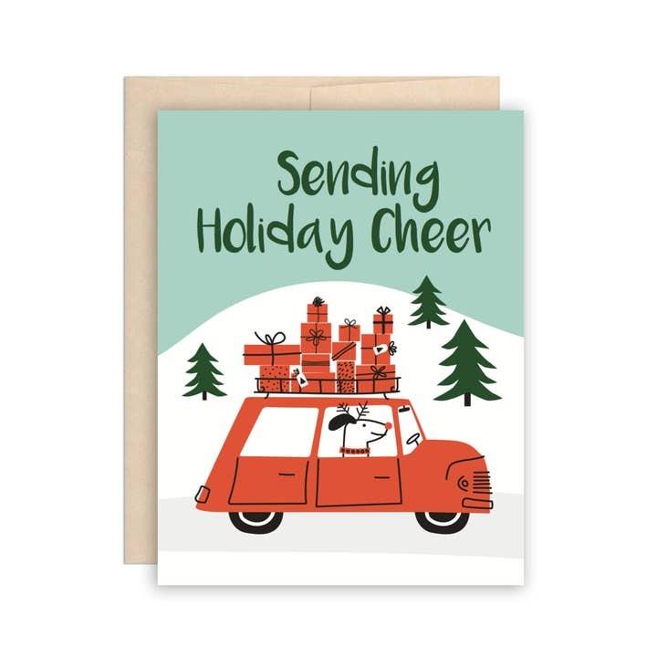 Santa Driver Holiday Cards, Box Of 8