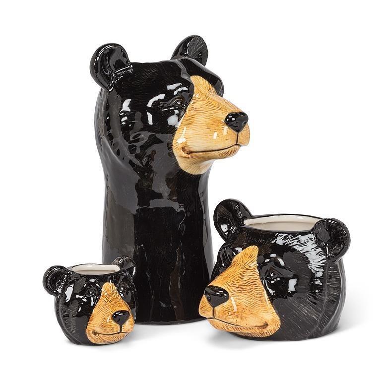 Black Bear Vase