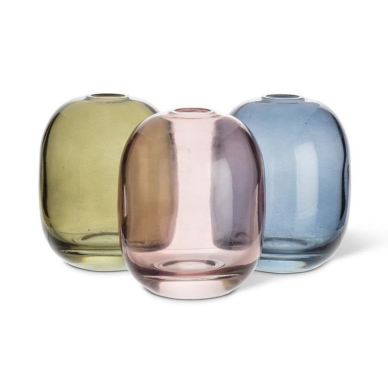 Medium Barrel Shaped Bud Vase, 4.5&quot;H