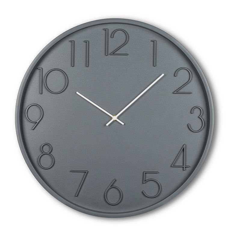Large Modern Wall Clock, 17.5&quot;D