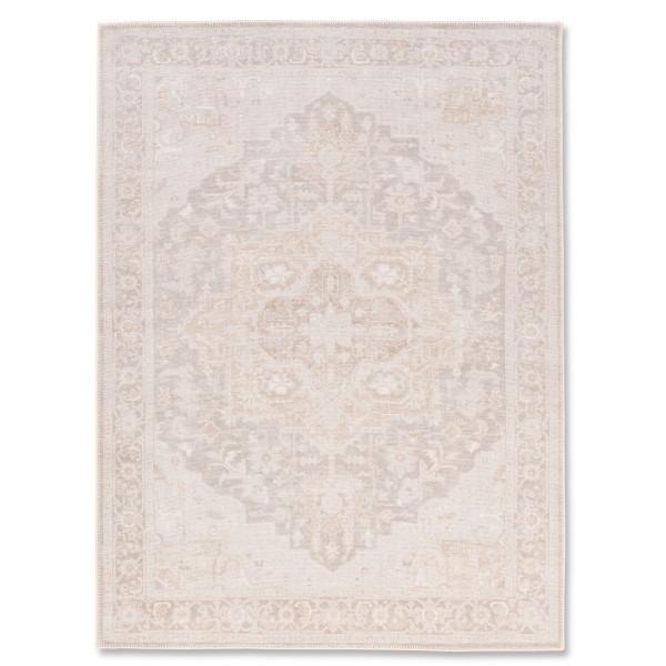 Beige Gold Aura Spill Proof Area Rug