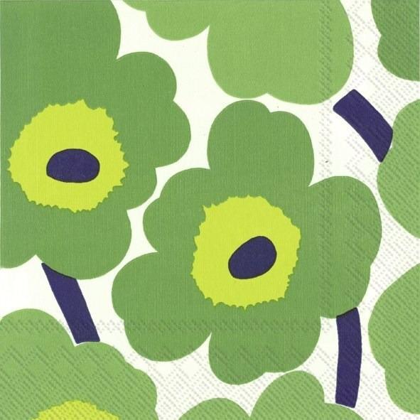 Marimekko Green - Paper Napkins - Pack/20