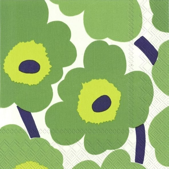 Marimekko Green - Paper Napkins - Pack/20