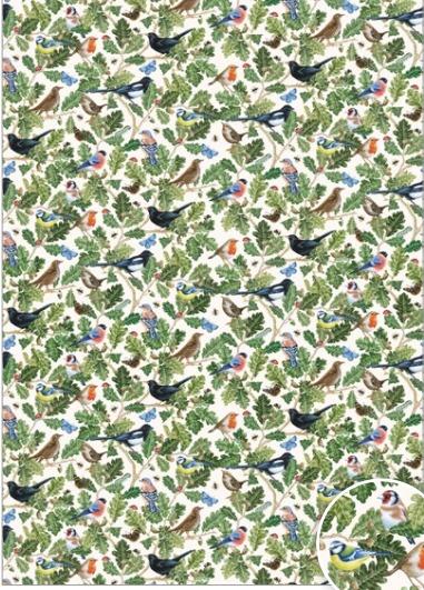 Birds Wrapping Paper, 3 Metres