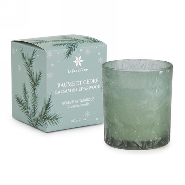 Balsam And Cedarwood Scented Candle