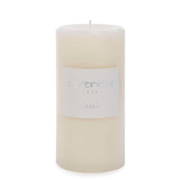 Serenity Cream Pillar Candle