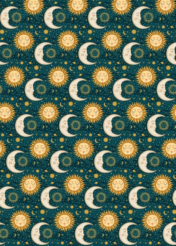 Sun & Moon Wrapping Paper, 3 Metres