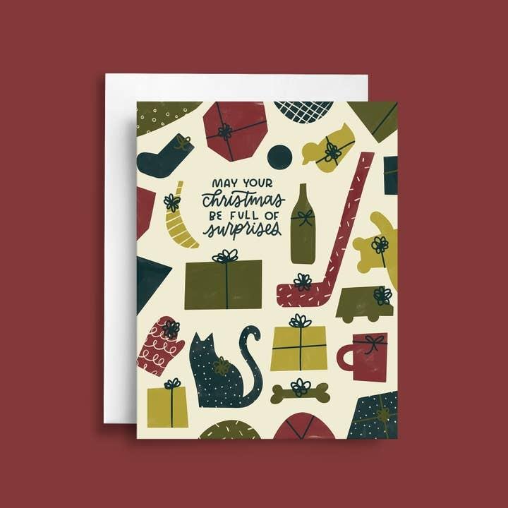 Surprise Gift Christmas Card