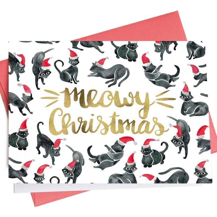 Meowy Christmas Card