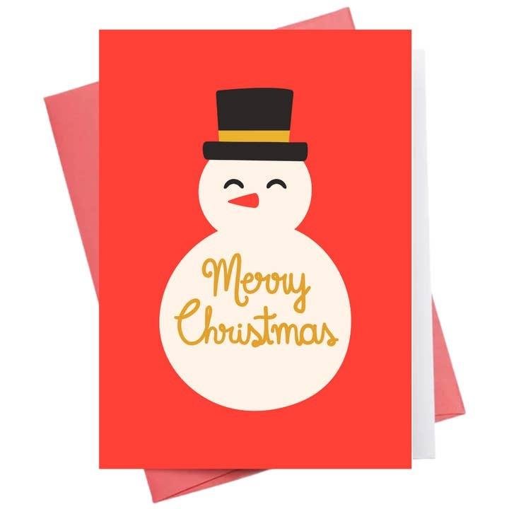 Snowman Christmas Card